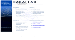 Desktop Screenshot of parallaxgroup.com